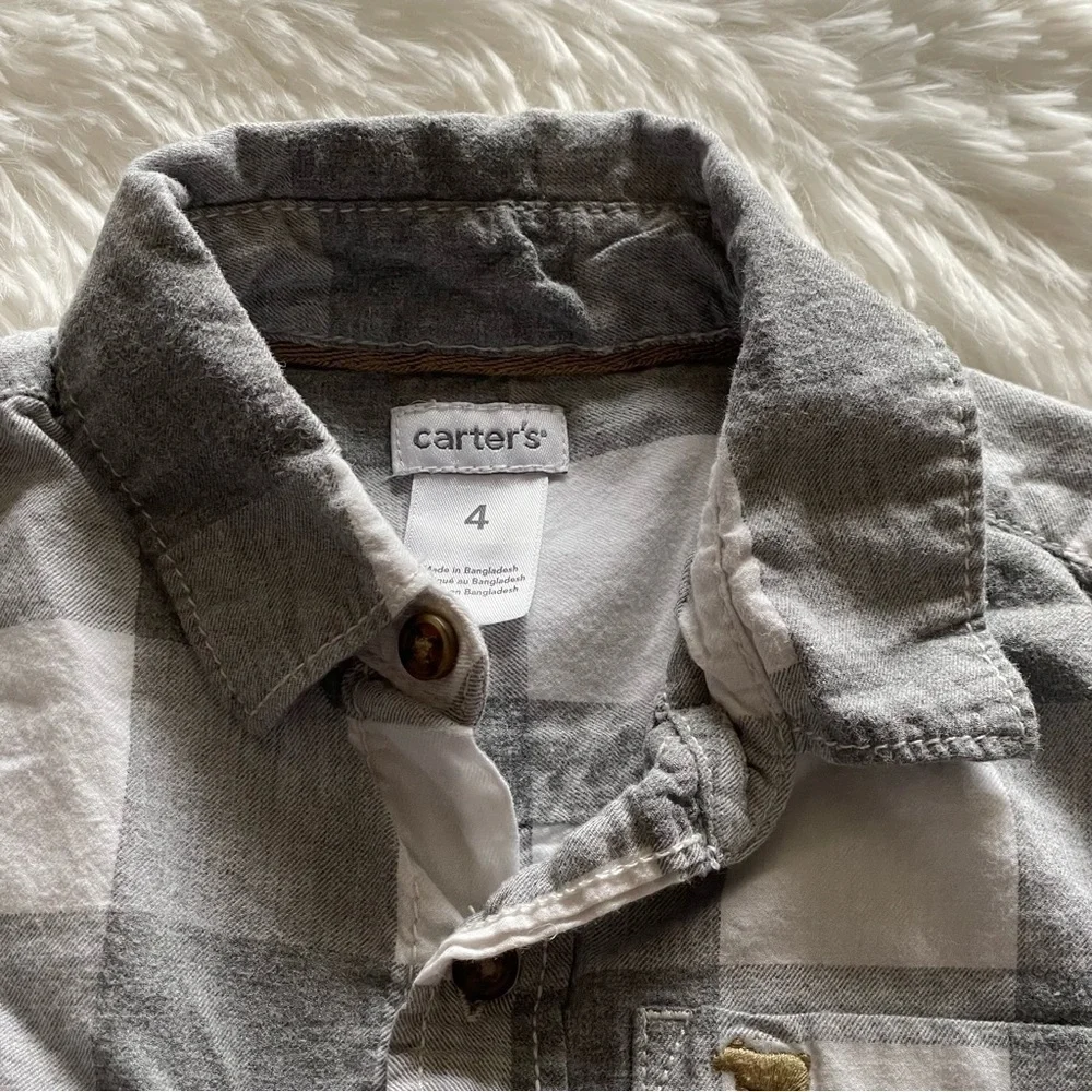 ✅Host Pick✅ 𝅺Carter’s Button Down Plaid Shirt, 4
